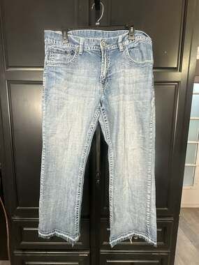 AXIOM Men's Straight Leg Jeans 36x30 #537